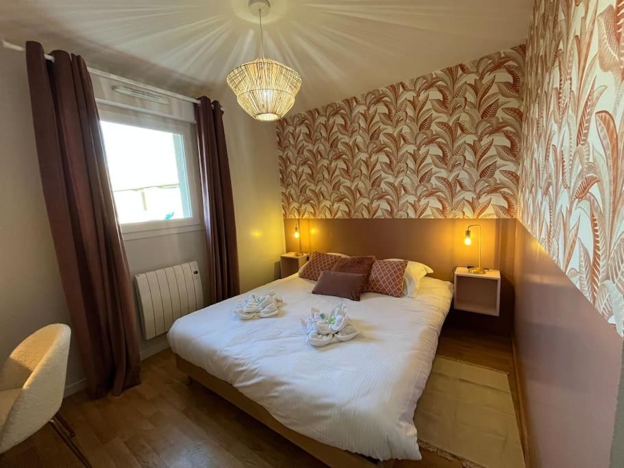 カーンDahlia, Appt Cosy Avec Parking Et Balconアパートメント エクステリア 写真